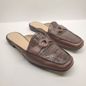 Maripe Women's Low Stacked Heel Open Back Shoes